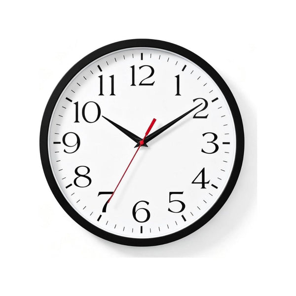 Non-Ticking Analog Wall Clock
