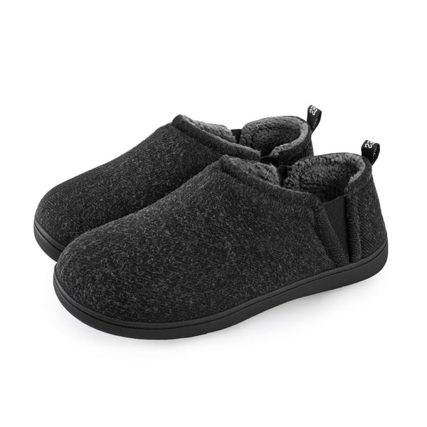 Mens Faux Wool Slippers