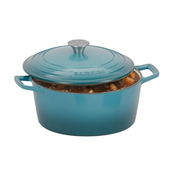 6QT Bakken Enameled Cast Iron Dutch Oven Pot