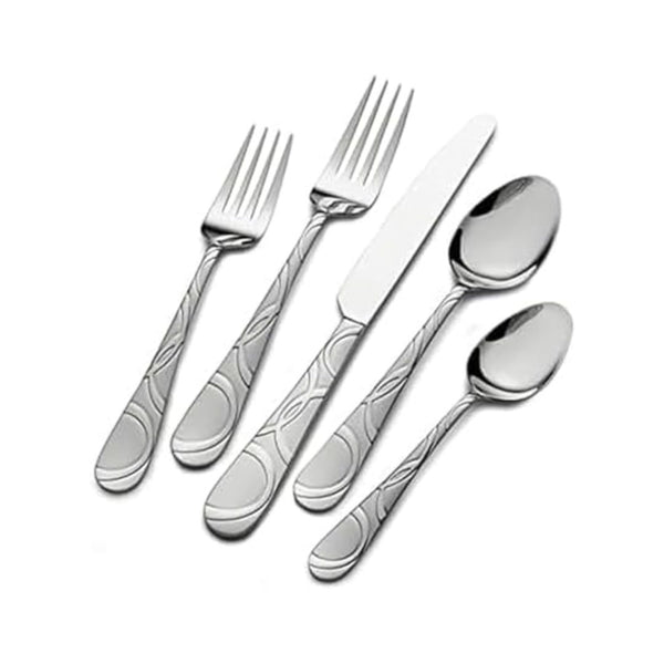 Pfaltzgraff Frost 53 Piece Flatware Set for 8