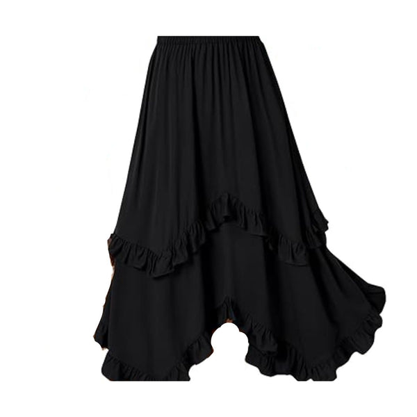 Women's High Waisted Tiered Ruffle Skirt (Many Colors)