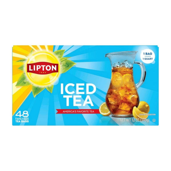 48 Lipton Unsweetened Iced Tea Bags