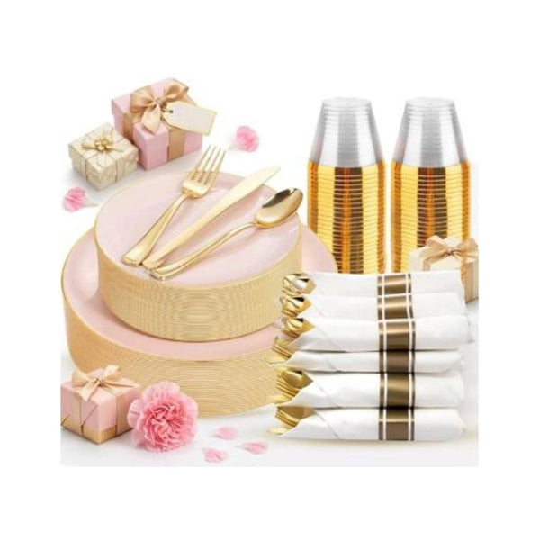 175-Pc Disposable Dinnerware Set