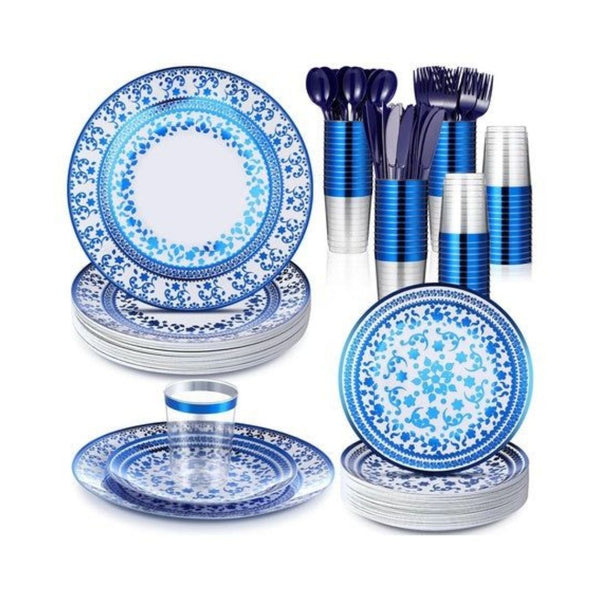 150 Piece Disposable Dinnerware Set