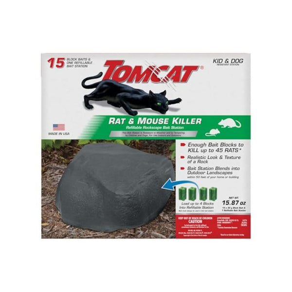Tomcat Rockscape Rat Mouse Bait Station
