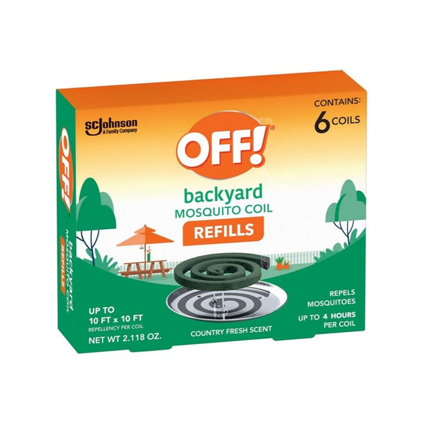 6-Count OFF! Backyard Mosquito Repellent Coil Refills