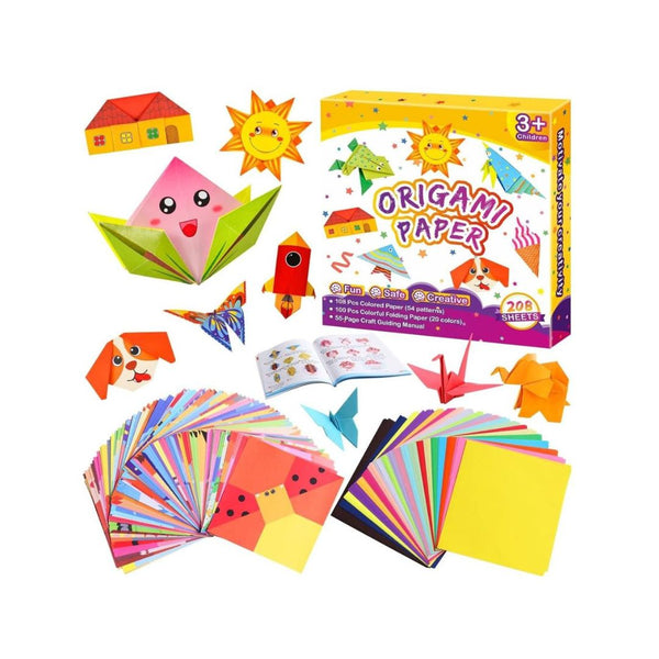 208 Sheets Origami Paper Kit