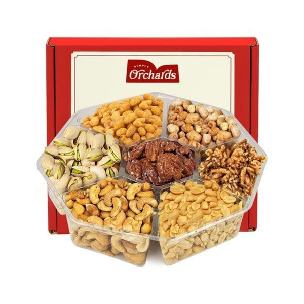 7 Sectional Nut Gift Basket (OK-Pareve)