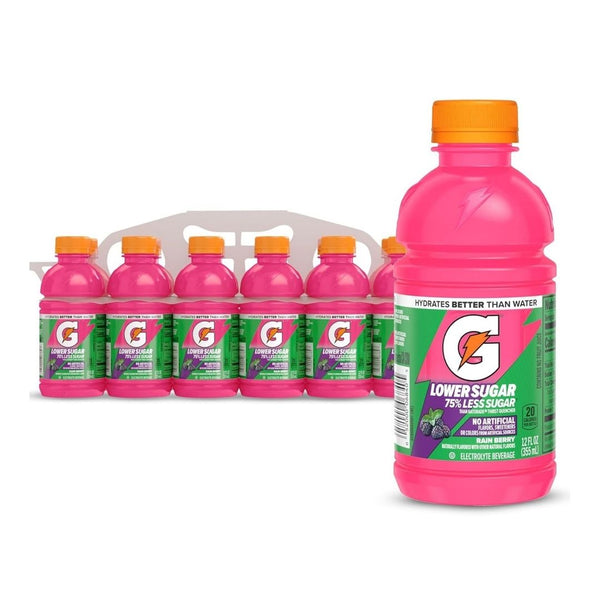 12 Bottles Gatorade Lower Sugar Electrolyte Sports Drink