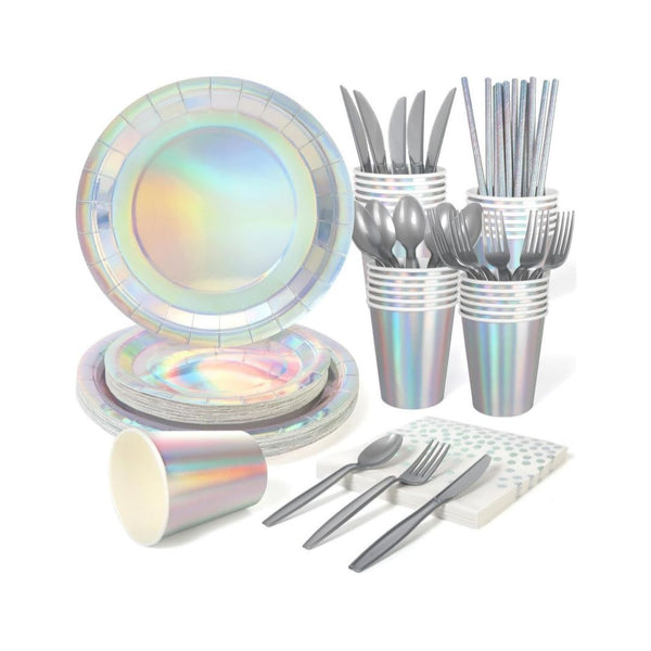 200 Pcs Paper Dinnerware Set