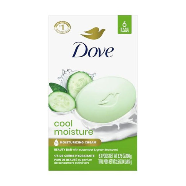 6 Pack Dove Beauty Bar Soap
