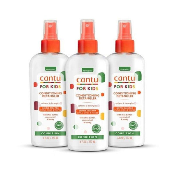 3 Bottles Cantu Care Kids’ Conditioning Detanglers
