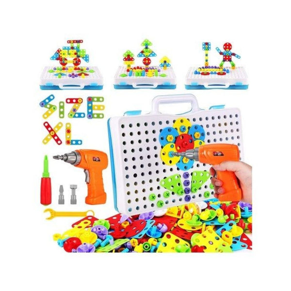244-Piece Electric Screwdriver DIY Building Toy