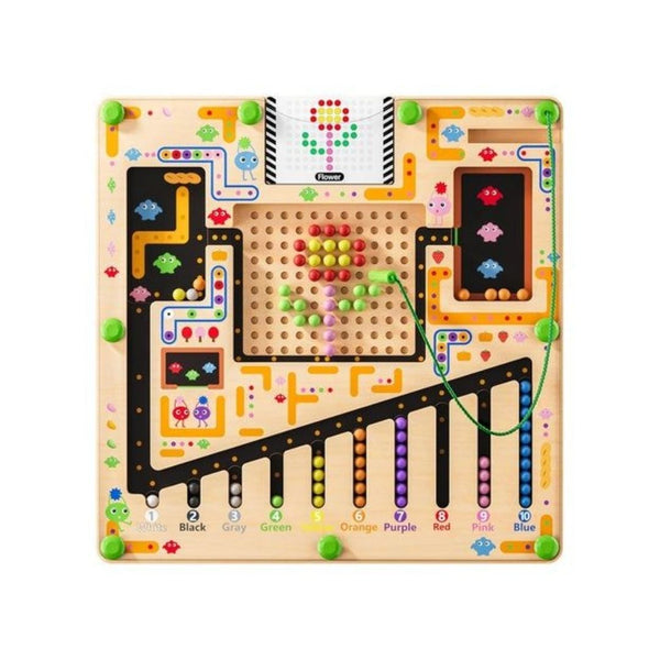 Montessori Number & Shape Puzzle Busy Board