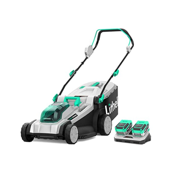 Litheli Cordless Lawn Mower with 2 Batteries