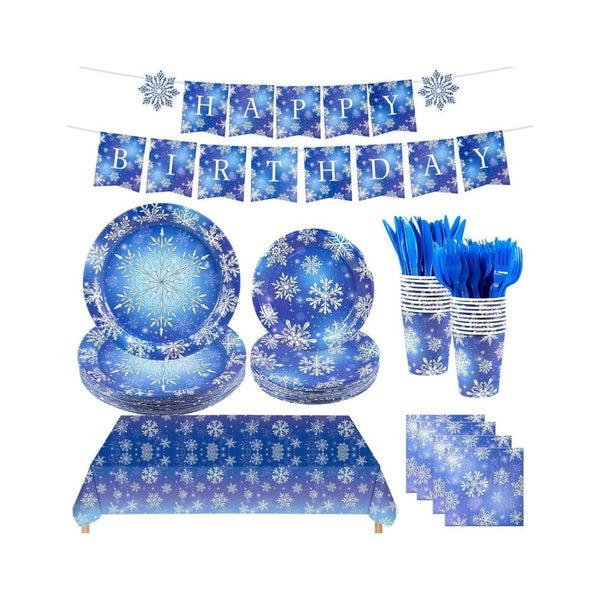 182 Pieces Birthday Party Dinnerware Set