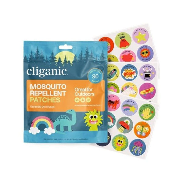 90 Cliganic Mosquito Repellent Stickers