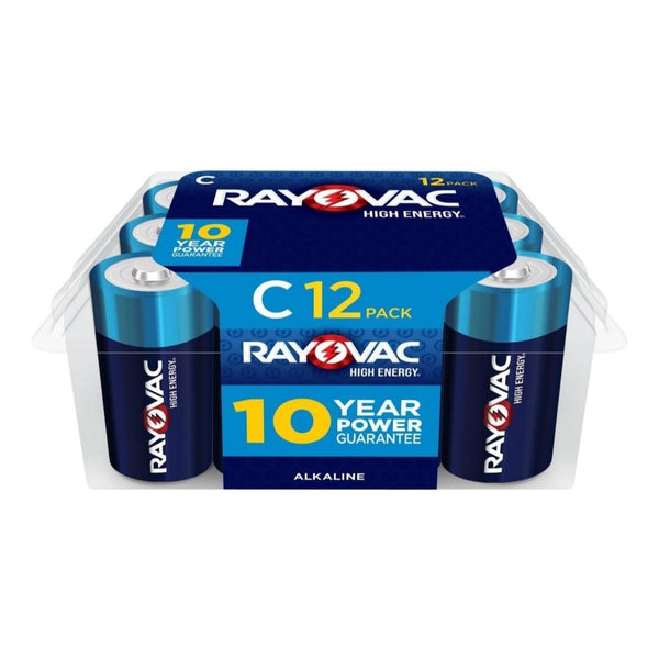 12 Rayovac C Batteries