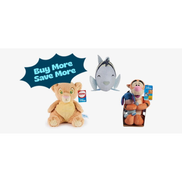 Buy 6 or More Plush Toys and Get an Extra 60% Off!