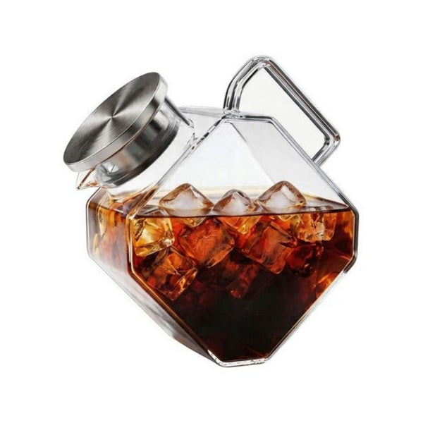 Glass Water Pitcher With Strainer