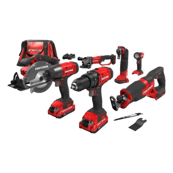 7-Tool CRAFTSMAN V20 Power Tool Combo Kit
