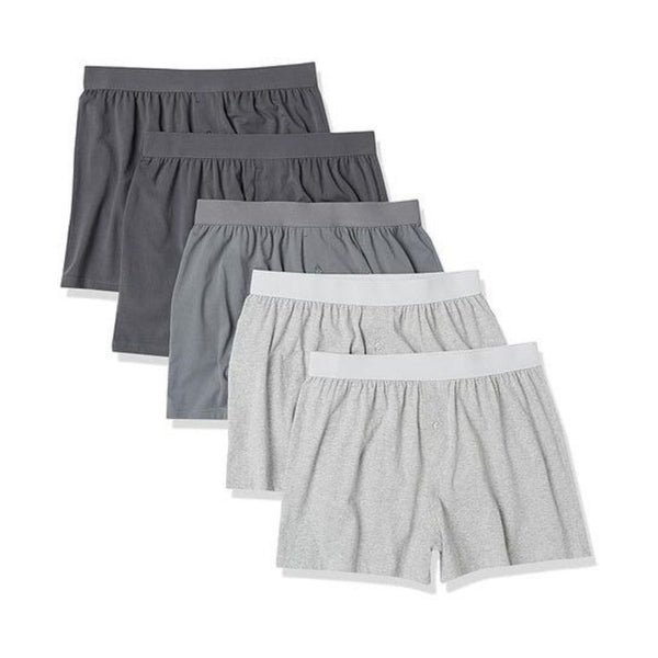 5-Pack Amazon Essentials Cotton Jersey Boxers