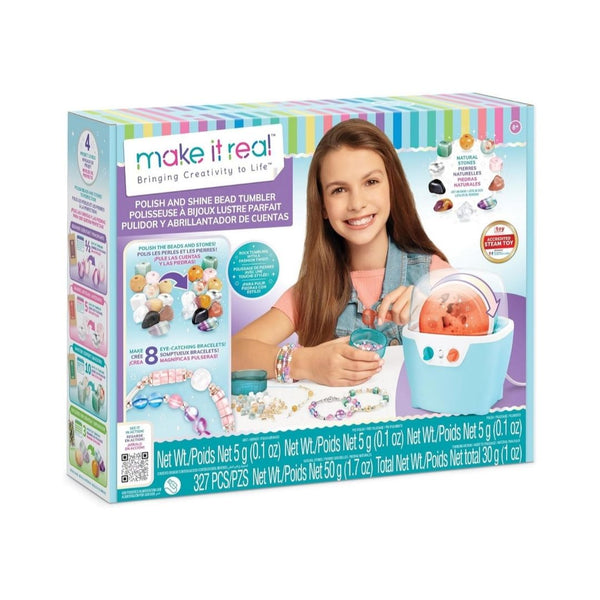 Make It Real: Rock Tumbler & Polish-Shine Bead Tumbler
