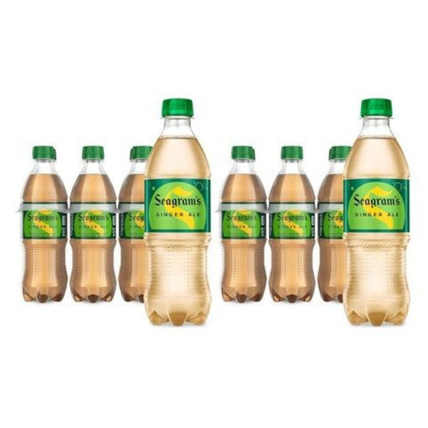 12 Bottles Seagrams Ginger Ale Soda