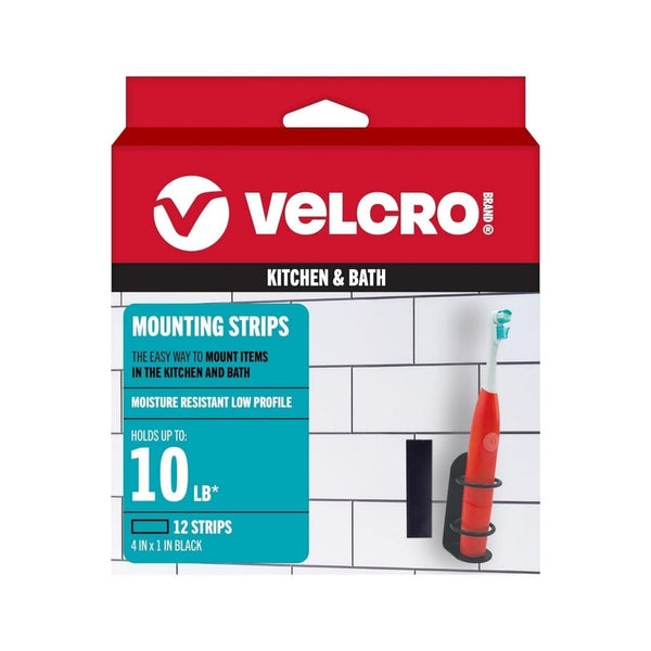 12-Pack VELCRO Brand Kitchen and Bath Mounting Strips