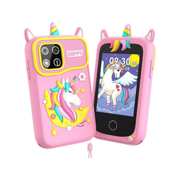 Touchscreen Kids Learning Play Phone Toy with Dual Camera