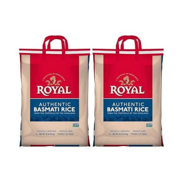 2 Royal Basmati 15 Pound Bags Of White Rice