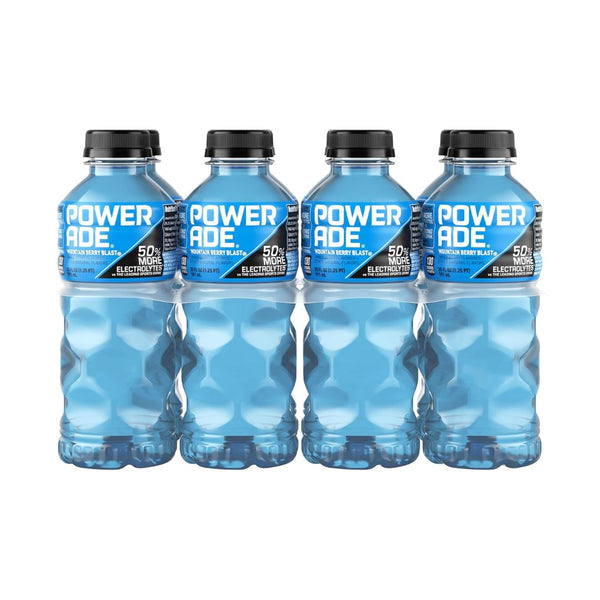 8 Bottles POWERADE Mountain Berry Blast