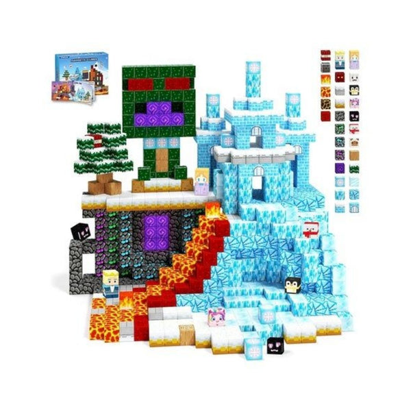 100 Piece Magnetic Building Tiles Set
