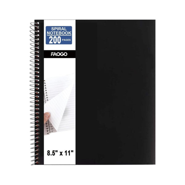 200 Sheets Spiral Notebook