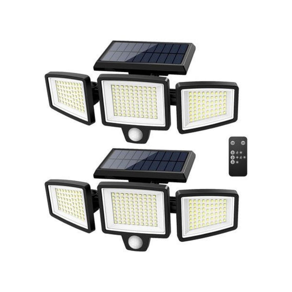 2 Solar 2500LM Outdoor Lights