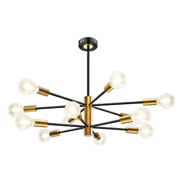 12-Light Sputnik Ceiling Light Fixture