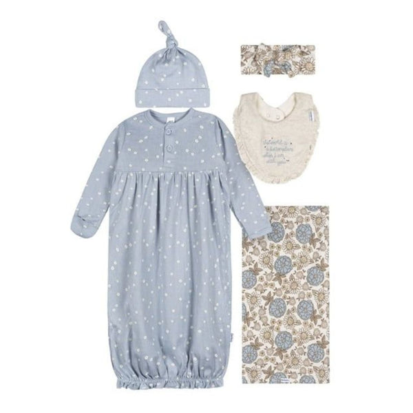 5-Piece Gerber Baby Girl Gift Set (3 Colors)