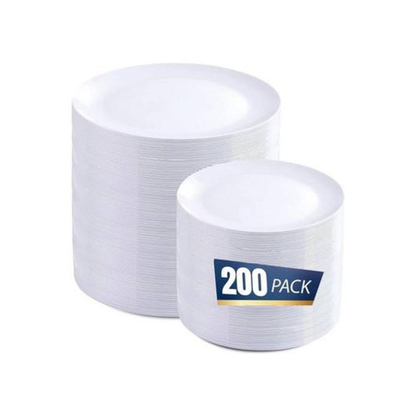 200PCS Plastic Plates