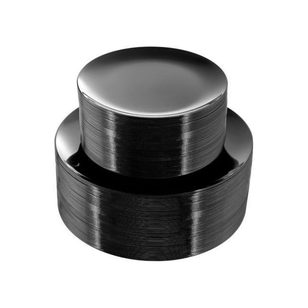 100 Black Disposable Plates