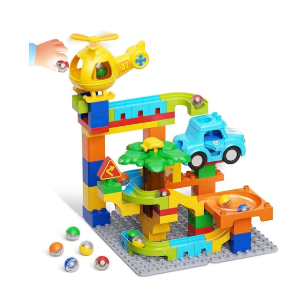 70-Pcs Kids Marble Runs