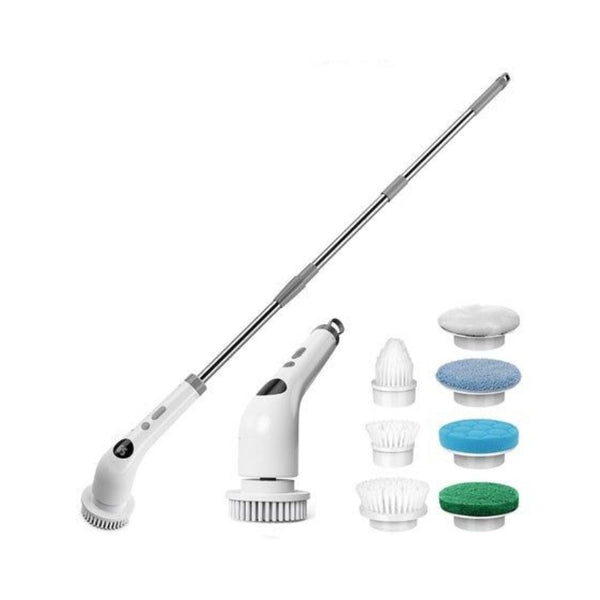 Rechargeable Electric Spin Scrubber with 7 Brushes
