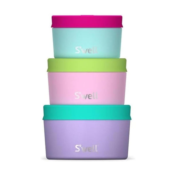 Set Of 3 S'well Stainless Steel Food Canister