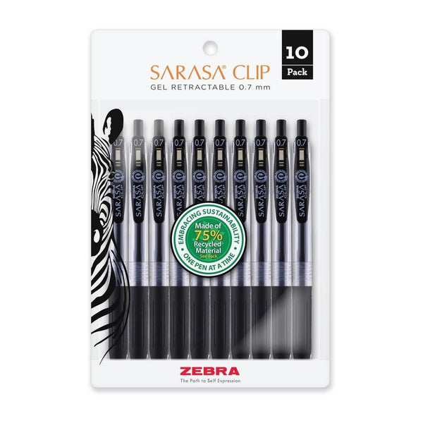 10 Zebra Pen – SARASA Clip Gel Retractable Pens