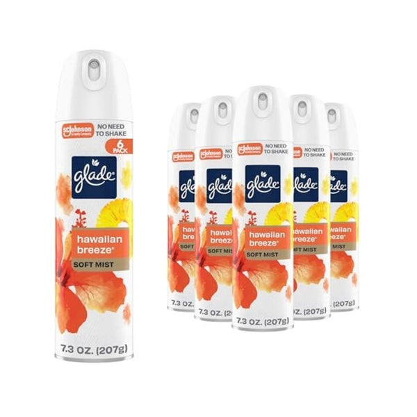 6 Pack Glade Air Freshener Spray