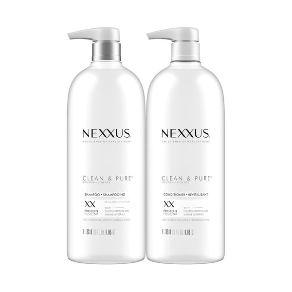 2-Pack Nexxus Clean and Pure Clarifying Shampoo and Conditioner