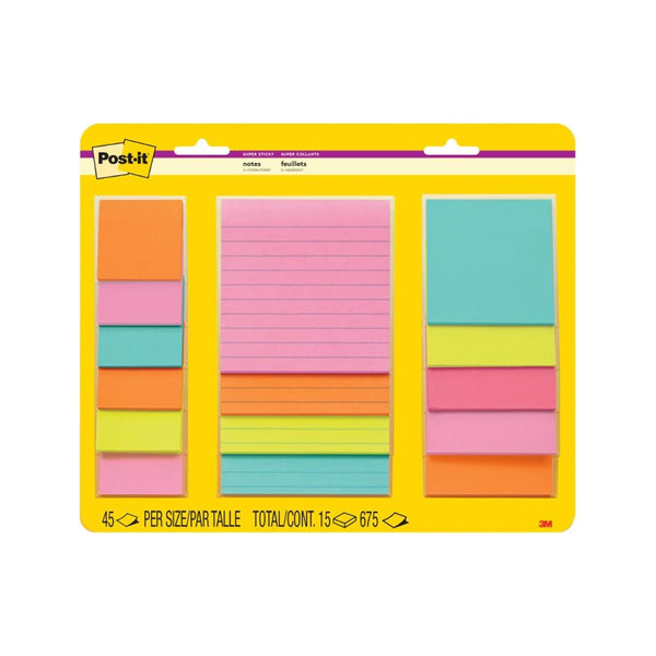 15 Sticky Note Pads Post-it Super Sticky Notes