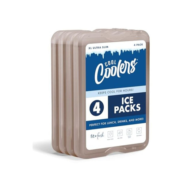 4 Pack Cool Coolers XL Slim Ice Packs