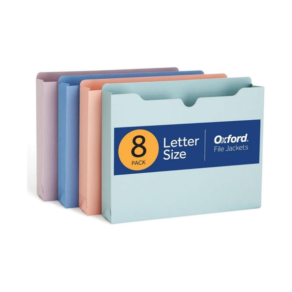 8-Pack Oxford Expanding File Folders