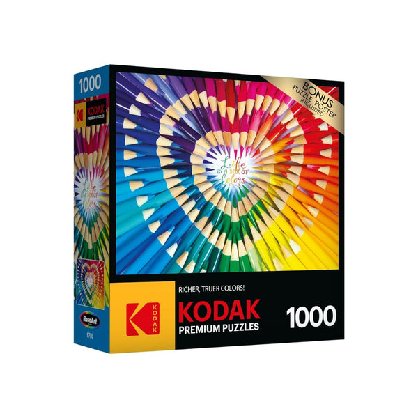 1,000-Pcs Life is a Box of Colors Jigsaw Puzzle