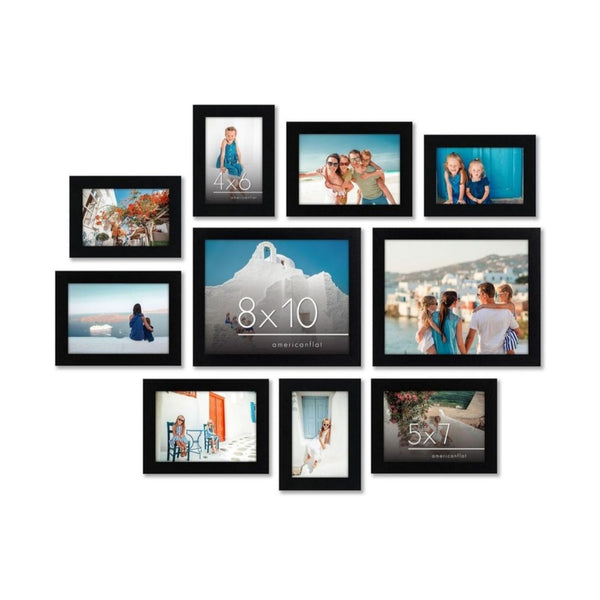 Set Of 10 Americanflat Picture Frames